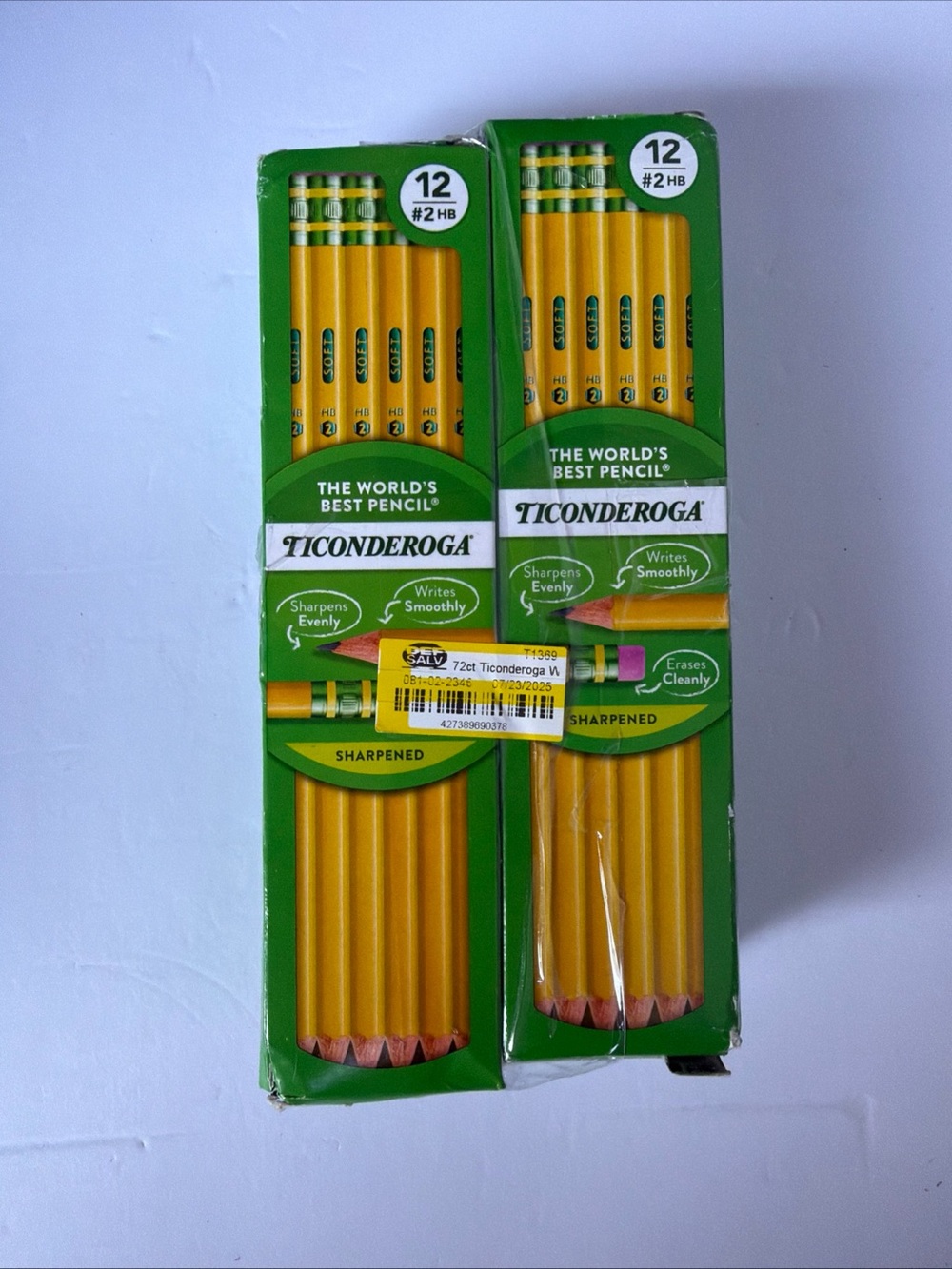 Yellow #2 Pencils - Pack of 24 (Sharpened)